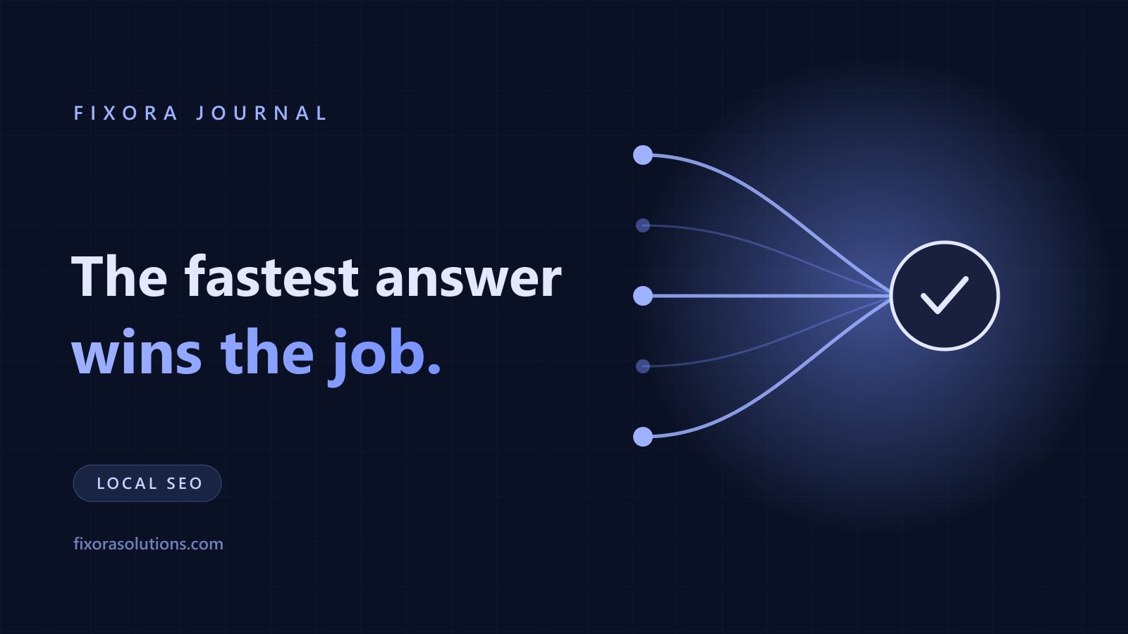 Home services and trades marketing, Fixora Journal banner