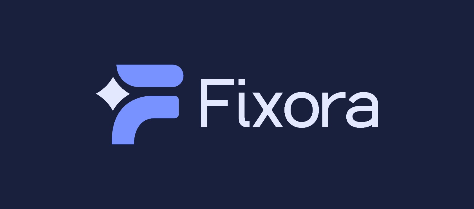 Fixora brand identity banner with the wordmark and tagline elevate your digital journey